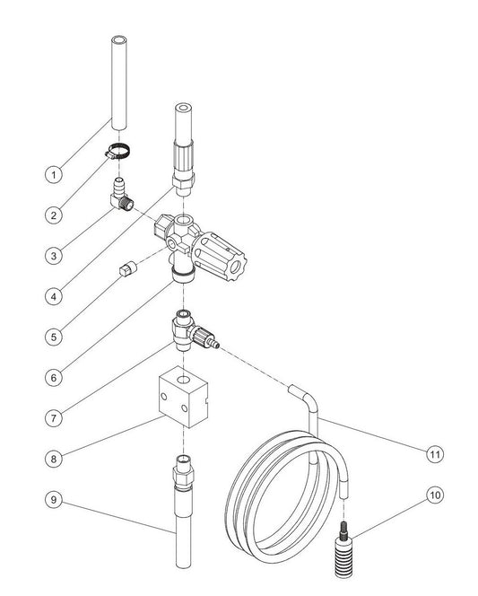 BE HW3513HAD Pressure Washer Unloader and Manifold Assembly Parts by BE Power Equipment