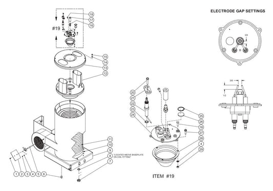 BE HW3513HAD Pressure Washer Boiler Assembly Parts by BE Power Equipment