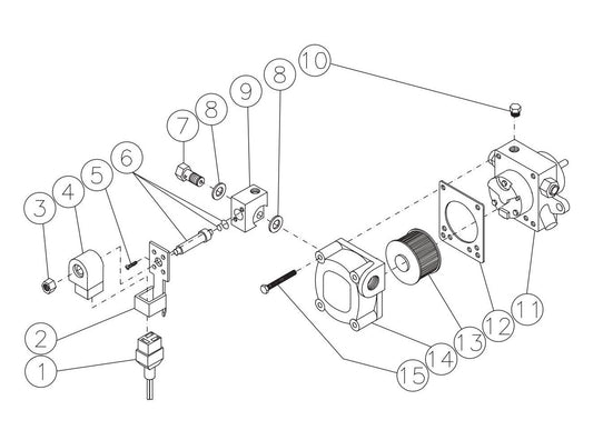 BE HW3513HAD Pressure Washer Fuel Pump and Fuel Solenoid Assembly Parts by BE Power Equipment