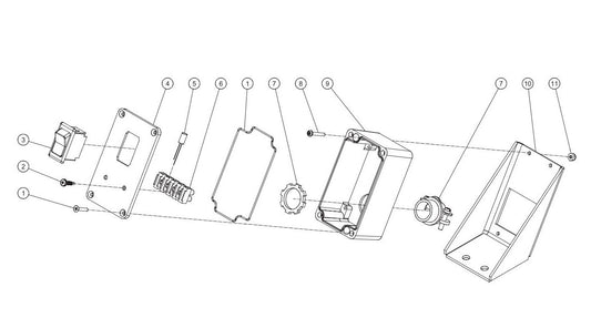 BE HW3513HAD Pressure Washer Electric Box Assembly Parts by BE Power Equipment