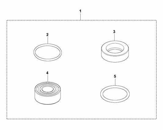 HA 25 Service Kit Assembly Parts by Husqvarna