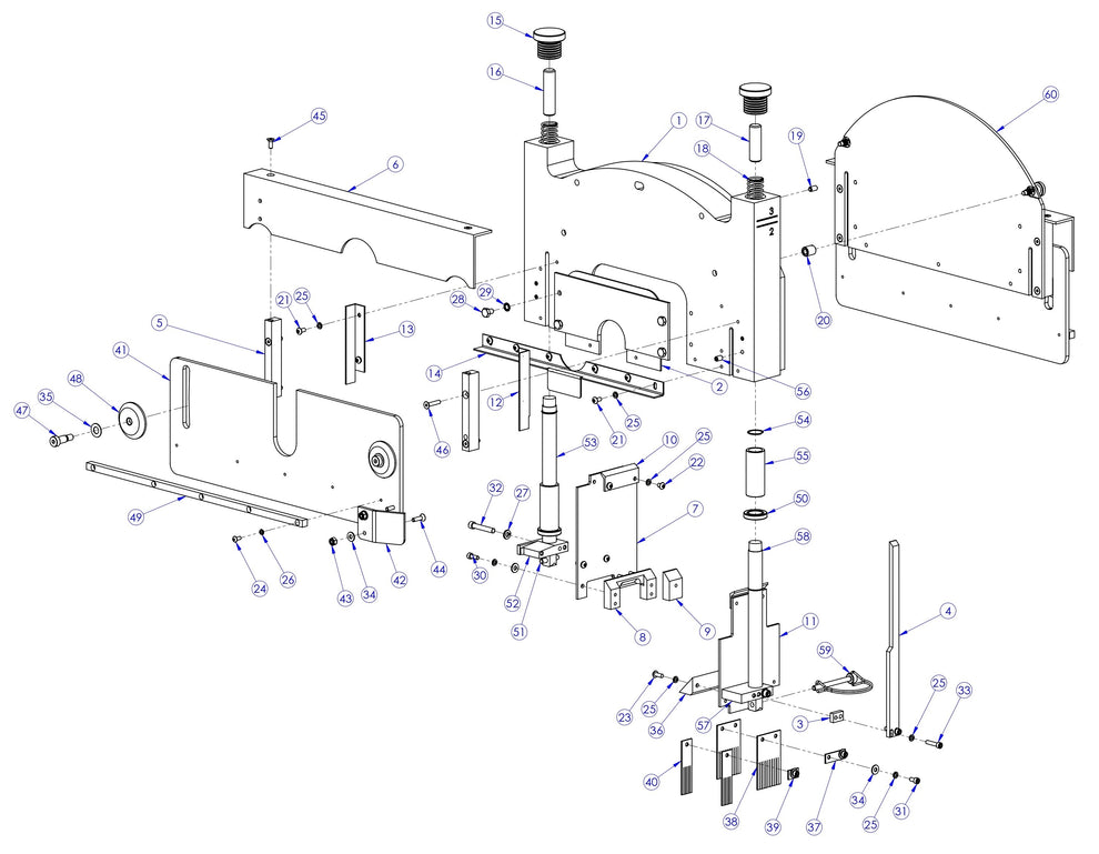 Soff Cut GX4200 Blade Block Assembly Parts by Husqvarna