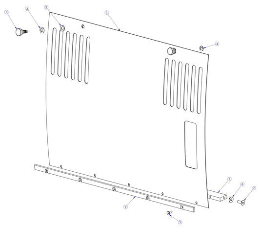 Soff Cut GX4200 Rear Access Assembly Parts by Husqvarna