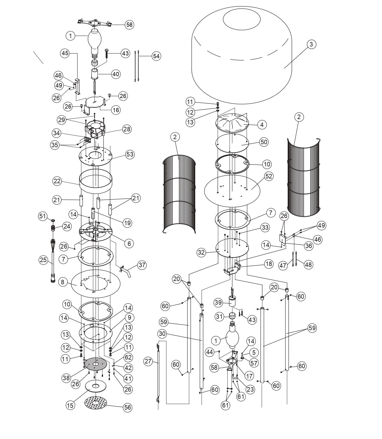 GB2000 Electrical Assembly Parts by Multiquip