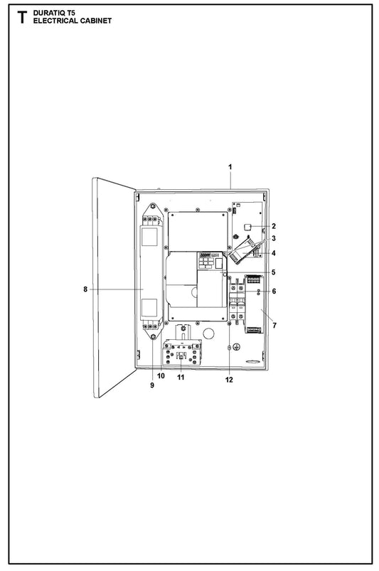 Electrical Cabinet Parts For HTC T5 (4 kW) By Husqvarna