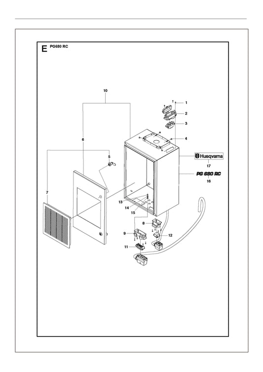 Electricals Parts For PG 680 RC By Husqvarna