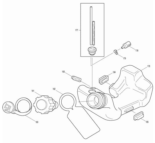 EM4250 Fuel Tank Assembly Parts
