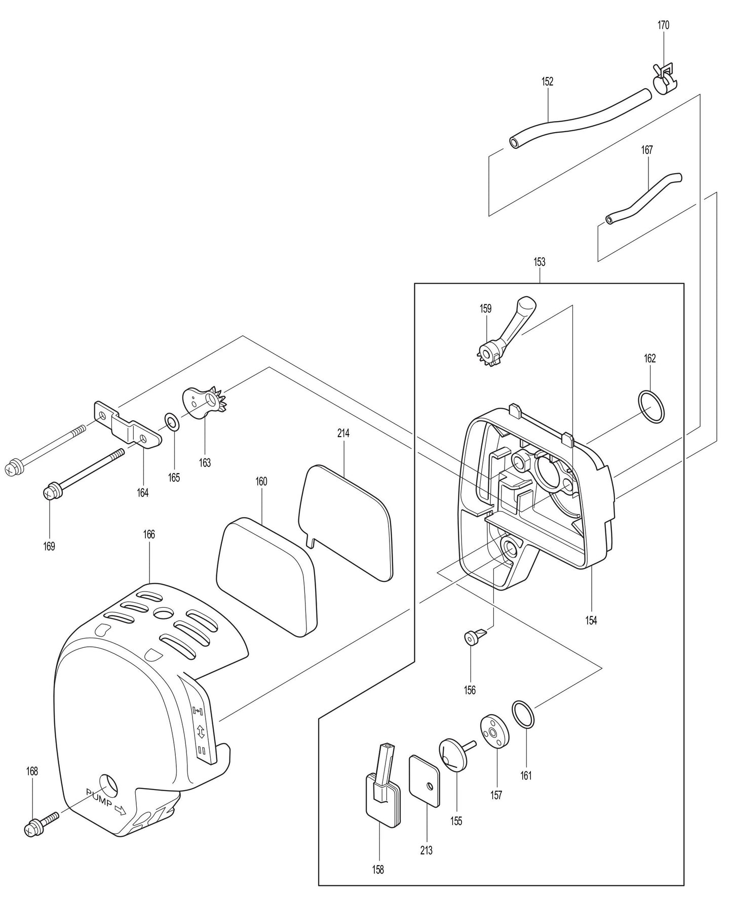 EM4250CA Air Cleaner Assembly Parts