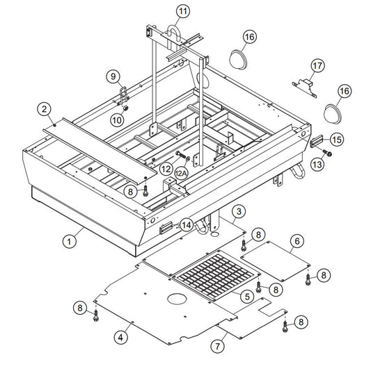 Enclosure 1 Assembly Parts-DIS100SSK4F KUBOTA D1005-E4B DIESEL ENGINE