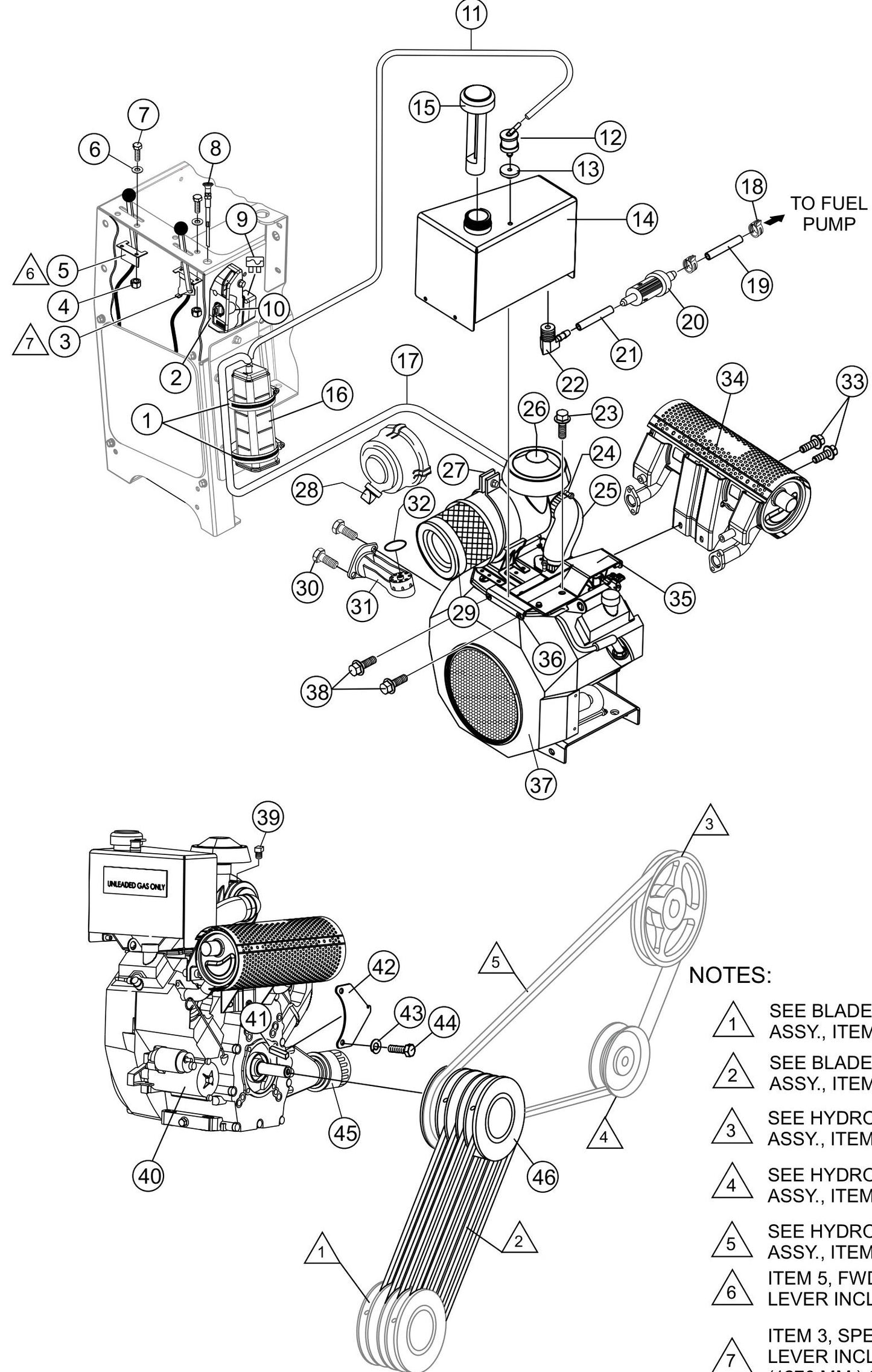 SP2S20H Engine Assembly Parts