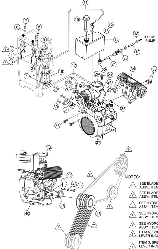 SP2S20H Engine Assembly Parts