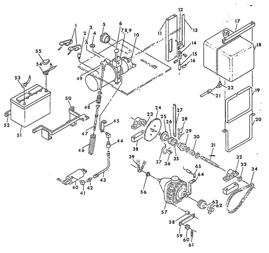 C305 Engine Assembly Parts By Norton Clippers