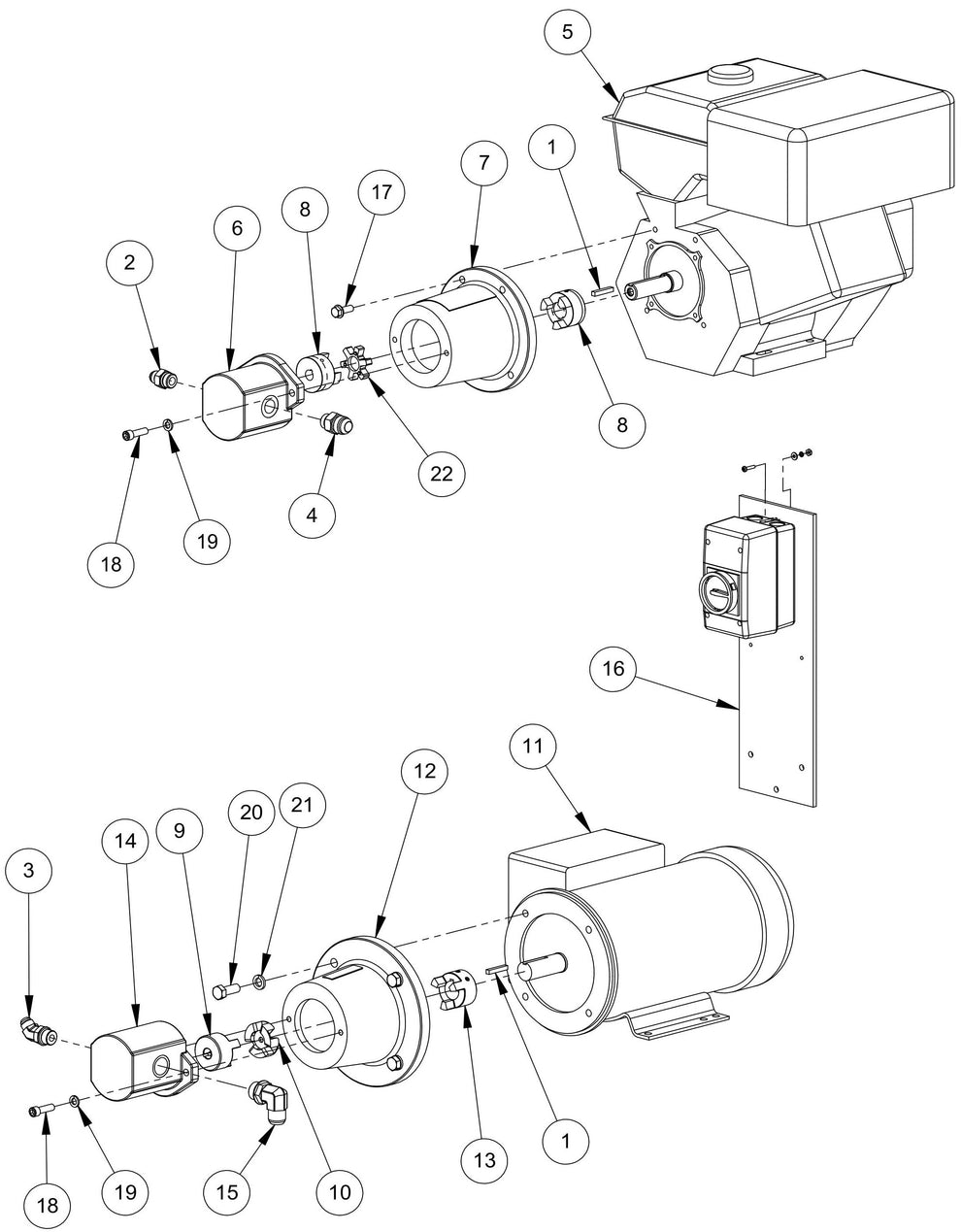 Engine Assembly Parts By MBW