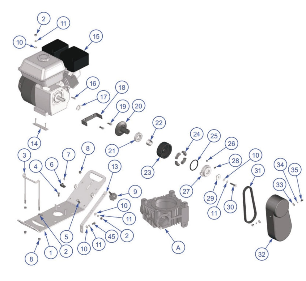 PRO424E Engine Clutch Assembly Parts By Allen Engineering