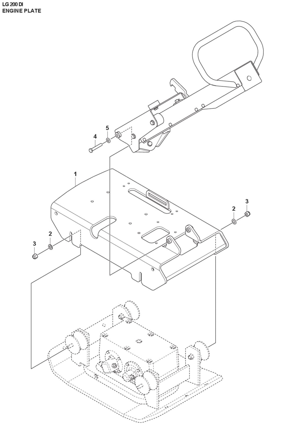 Engine Plate Parts For LG 200 Diesel By Husqvarna