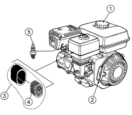 MQ QP402H Engine Service Assembly Parts By Multiquip