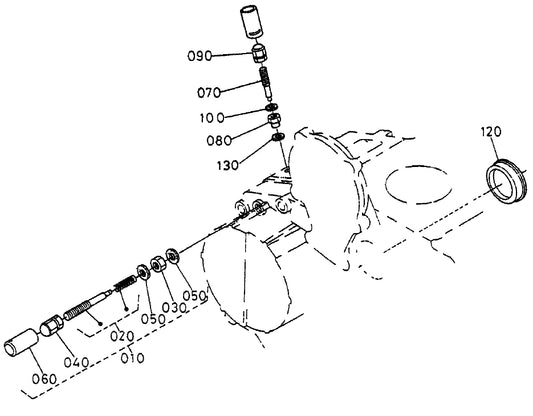 Engine Stop Lever Assembly Parts for KD1800-KD6 Light Towers by Multiquip
