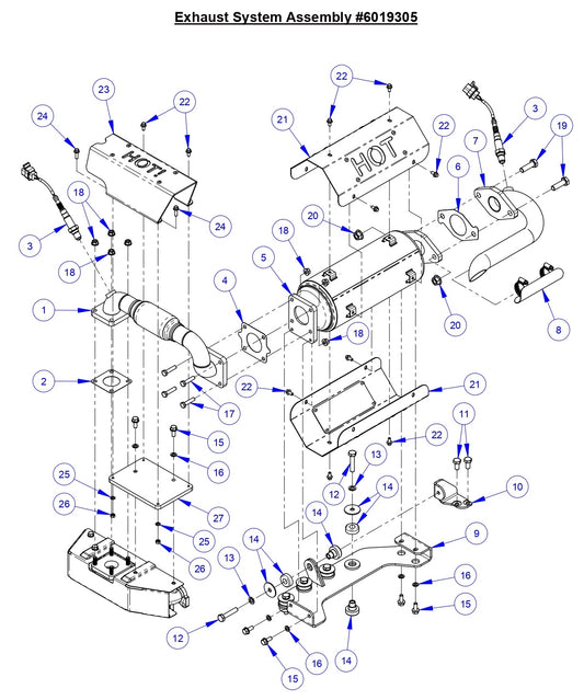 CC6561 Exhaust System Assembly