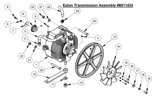 CC3535 Transmission Assembly Eaton