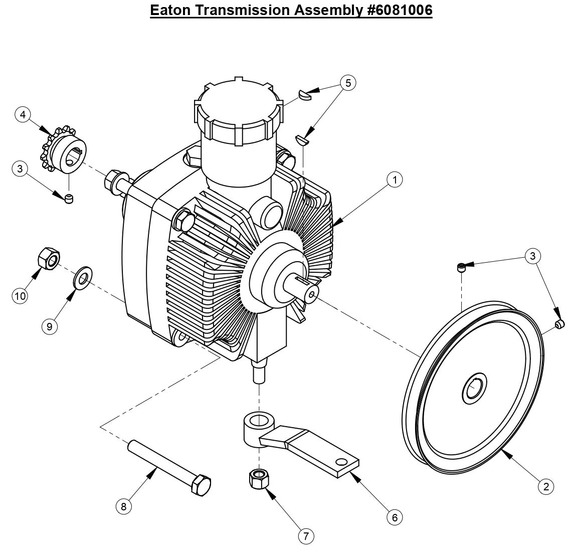 CG-1 Eaton Transmission Assembly