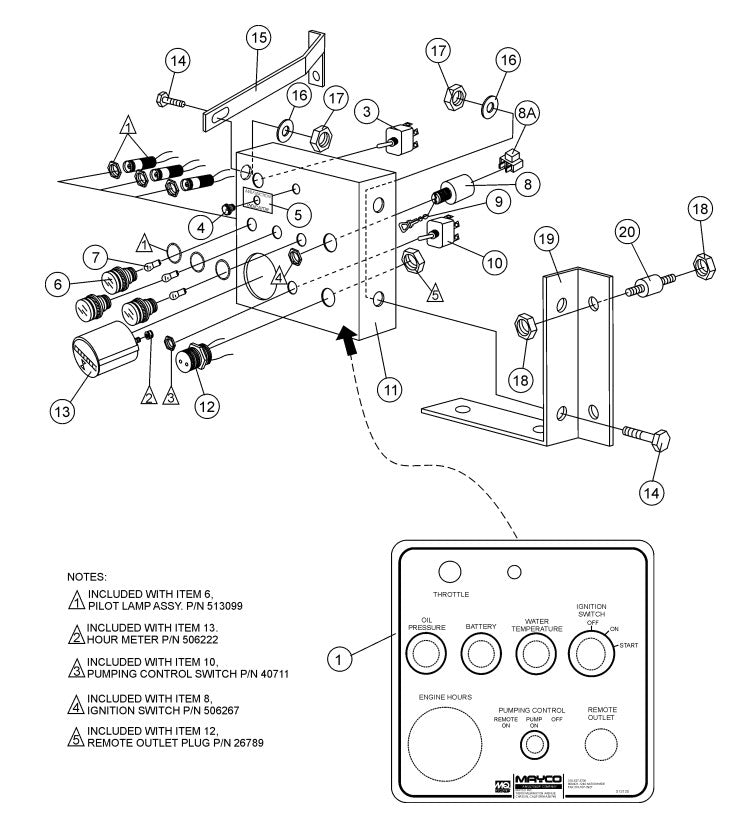 Control Box Assembly Parts-C30HDNI ZENITH FUEL INJECTION