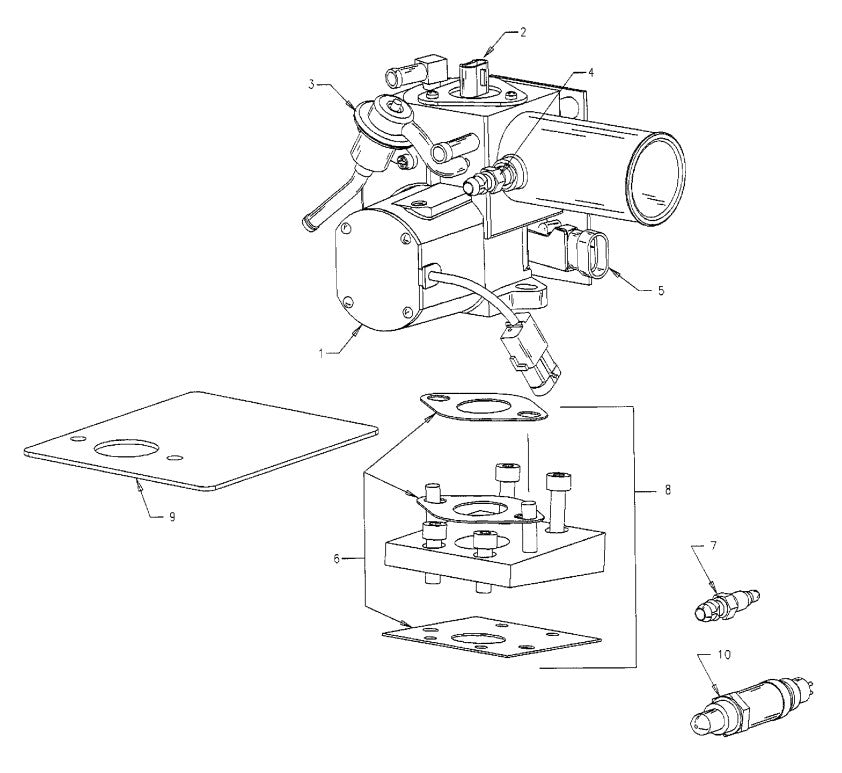 Zenith Fuel Injection System Assembly Parts-C30HDNI ZENITH FUEL INJECTION