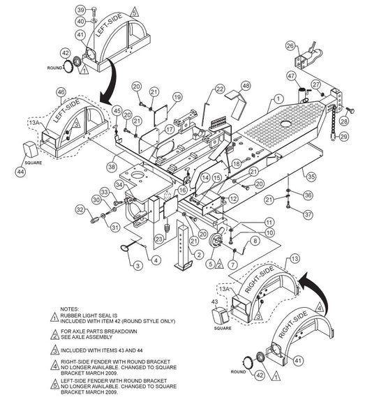 C30HDZ PUMP — Frame Assembly Parts By Multiquip