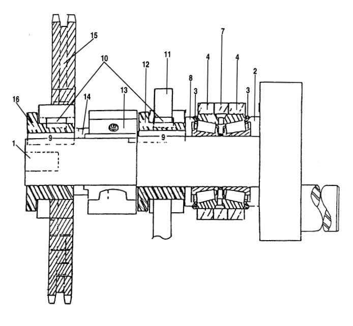 C-30HD Crankshaft Assembly-1 Parts By Multiquip
