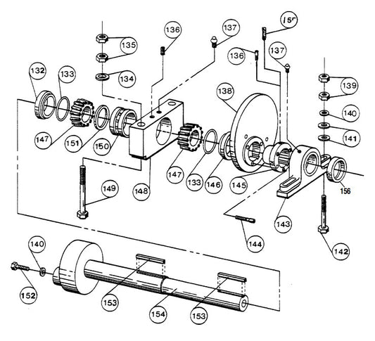 C30HD Crankshaft Assembly-2 Parts By Multiquip