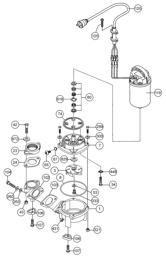 PX400 Pump Assembly Parts