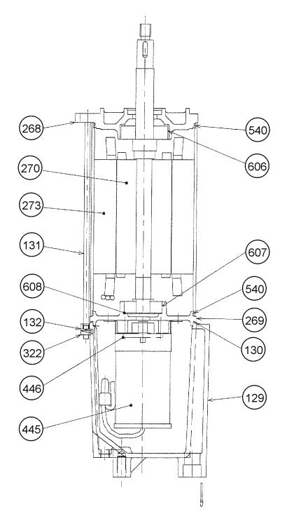 ST3020B1, ST3020BCUL Motor Assembly Parts