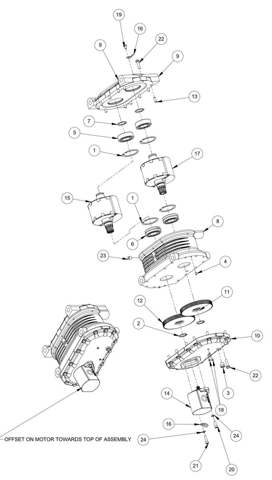Exciter Assembly Parts By MBW