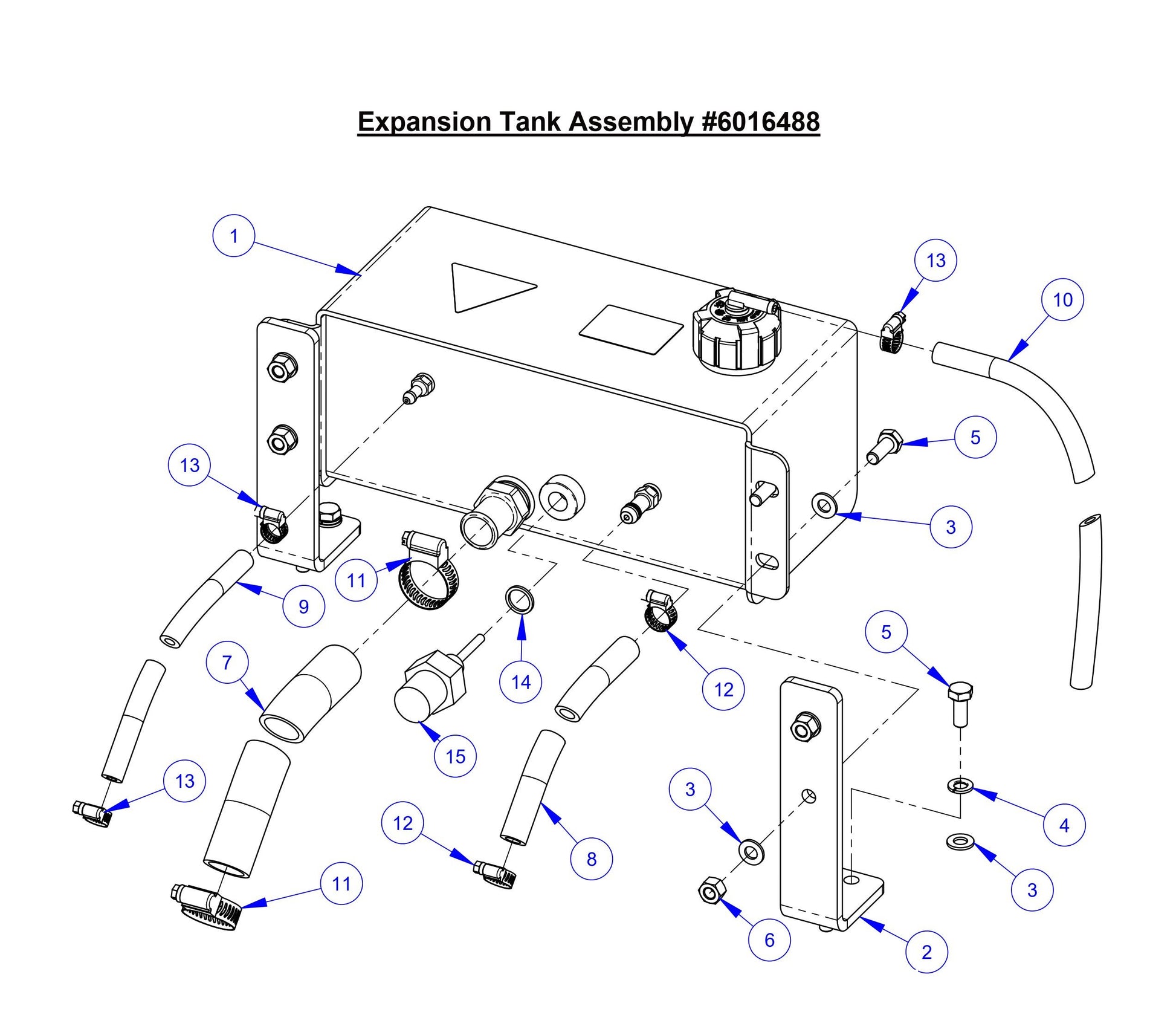 CC8574DD Expansion Tank Assembly