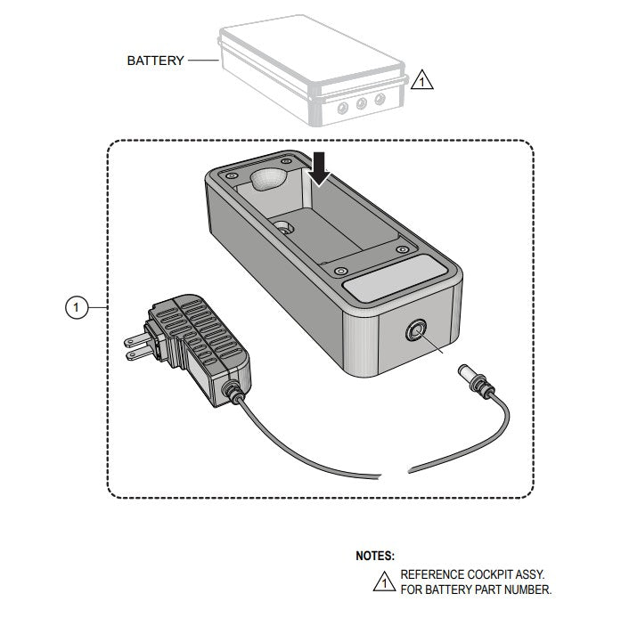 External Battery Charger Assembly Parts-RX 1575, RX 157533 YANMAR 3TNV80F DIESEL ENGINE