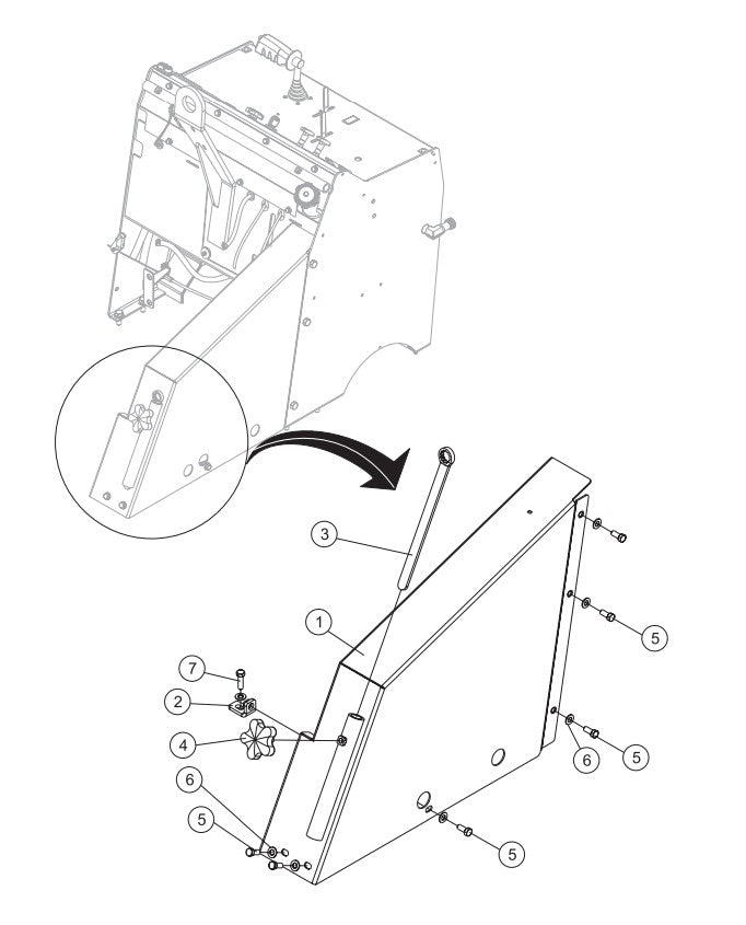 Belt Guard Assembly Parts-SP605716, SP605720, SP605726, SP605730, SP605736 57 HP DEUTZ DIESEL ENGINE