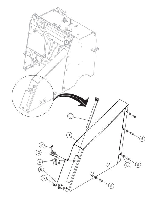 Belt Guard Assembly Parts-SP605716, SP605720, SP605726, SP605730, SP605736 57 HP DEUTZ DIESEL ENGINE