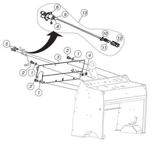 Light Connector/Dash Panel Assembly Parts-SP605716, SP605720, SP605726, SP605730, SP605736 57 HP DEUTZ DIESEL ENGINE