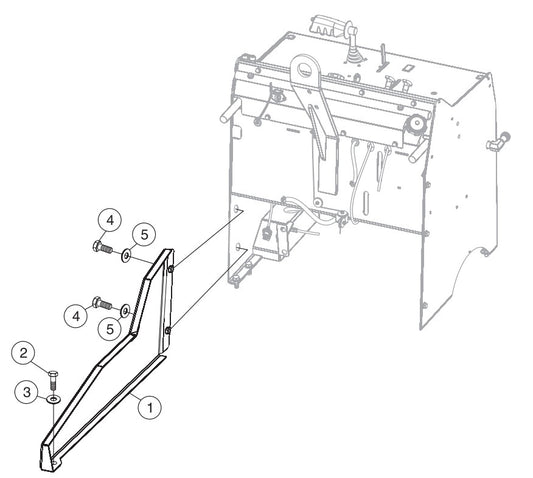 Engine Guard Assembly Parts-SP605716, SP605720, SP605726, SP605730, SP605736 57 HP DEUTZ DIESEL ENGINE