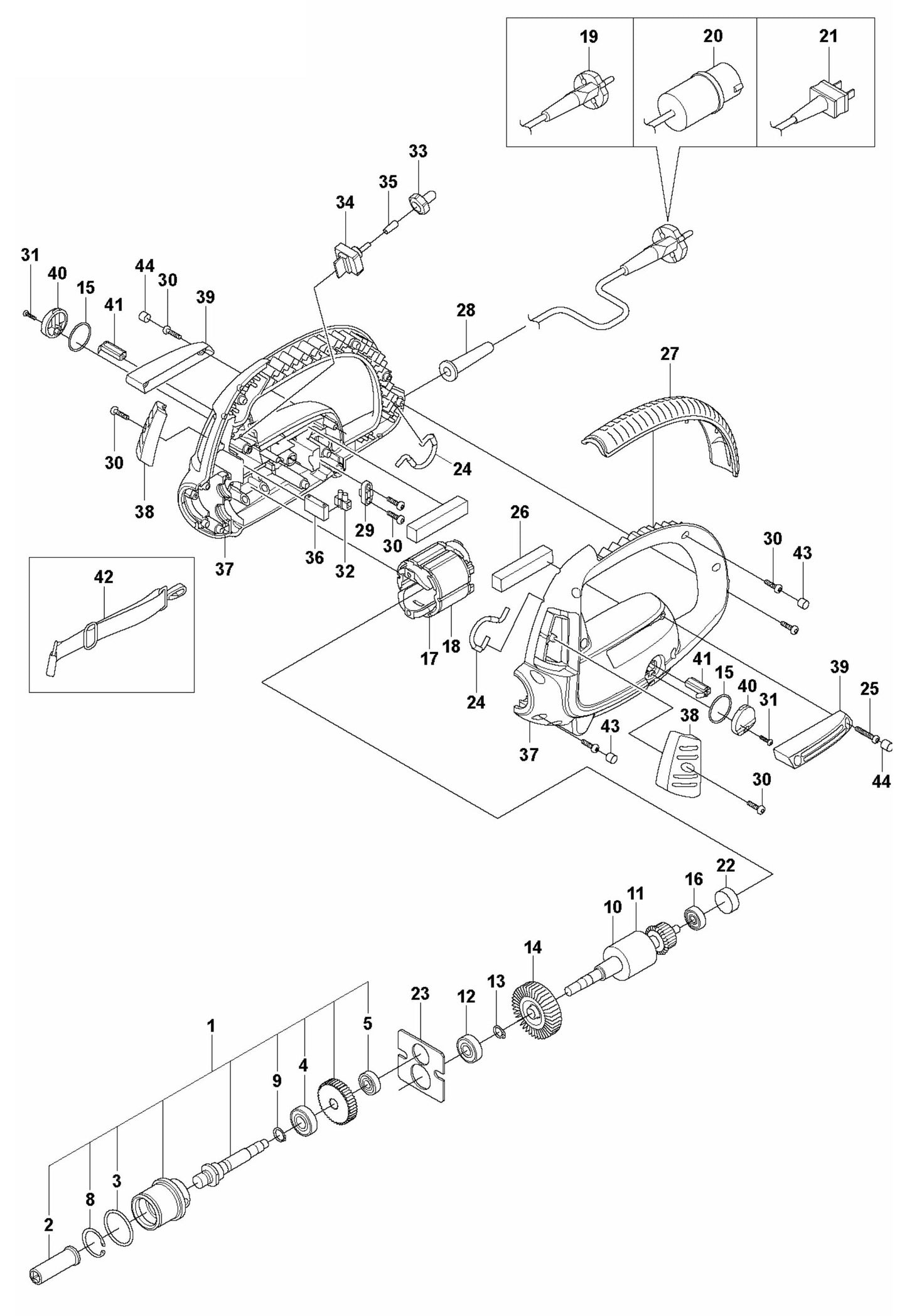 AME 600 Complete Product Assembly Parts By Husqvarna