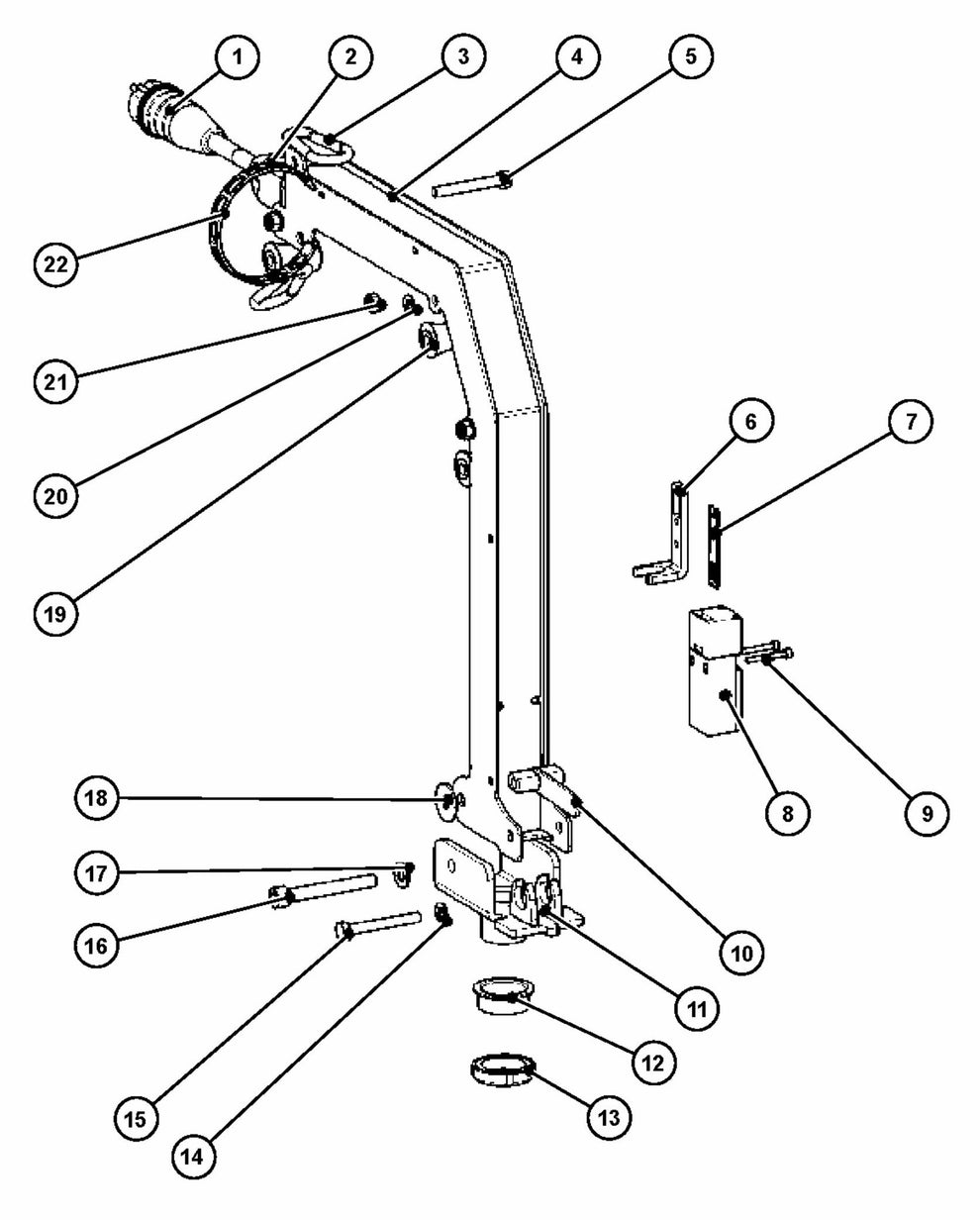 BMS 150 Arm Assembly Parts By Husqvarna