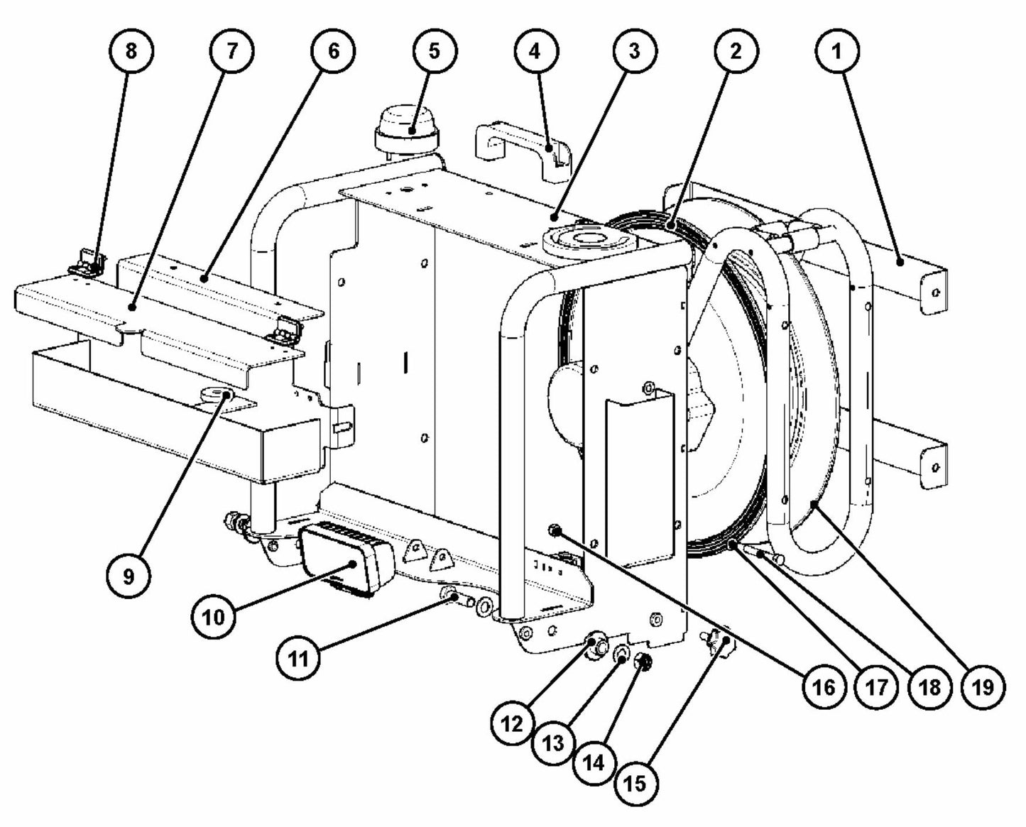 BMS 150 Bracket Assembly Parts By Husqvarna