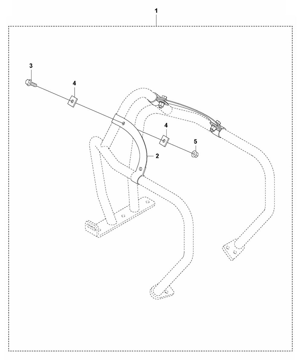LF 100 L Diesel Fork Lifting Device Assembly Parts by Husqvarna