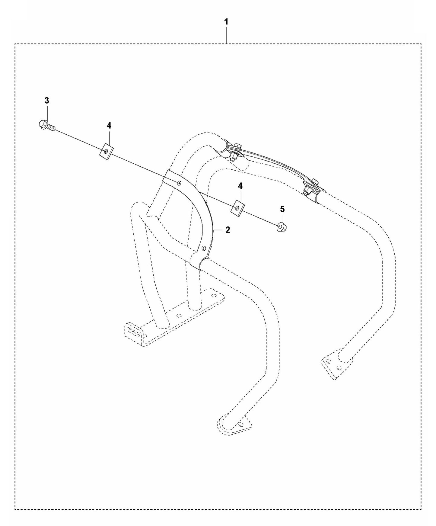 LF 100 LAT Diesel Fork Lifting Device Assembly Parts by Husqvarna