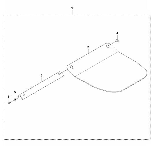 LF 100 L Diesel Block Paving Plate 500 mm (19, 7") Assembly Parts by Husqvarna