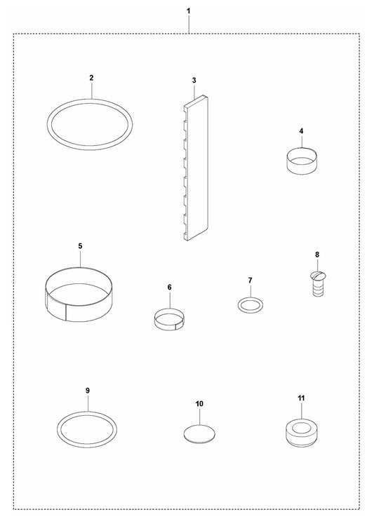 PV 107 Service Kit Assembly Parts by Husqvarna