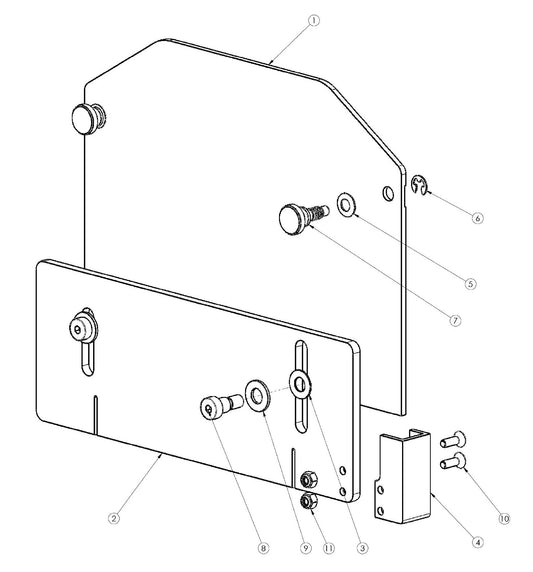 Soff Cut 2000E, 2009-30 Blade Block Cover Assembly Parts by Husqvarna