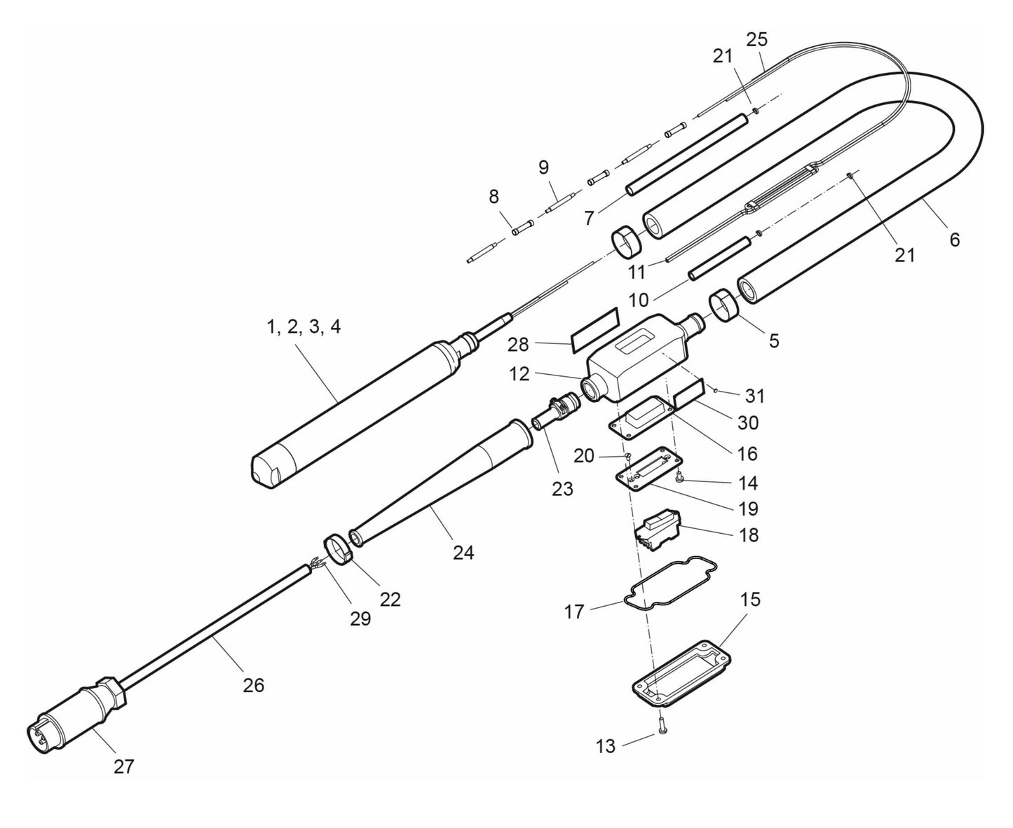 AX65 42V-3-200Hz Complete Product Assembly Parts by husqvarna