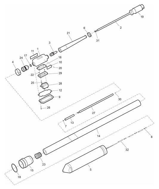AX90 42V-3-200Hz Complete Product Assembly Parts by husqvarna