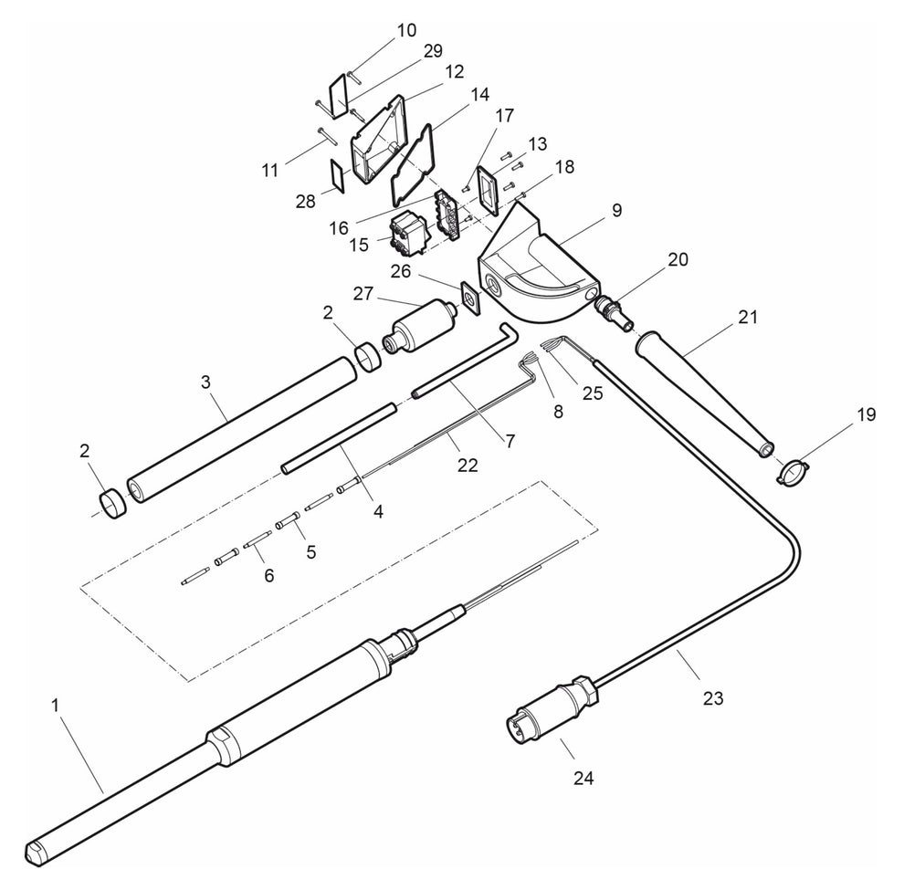 AX28E 42V-3-200Hz Complete Product Assembly Parts by husqvarna