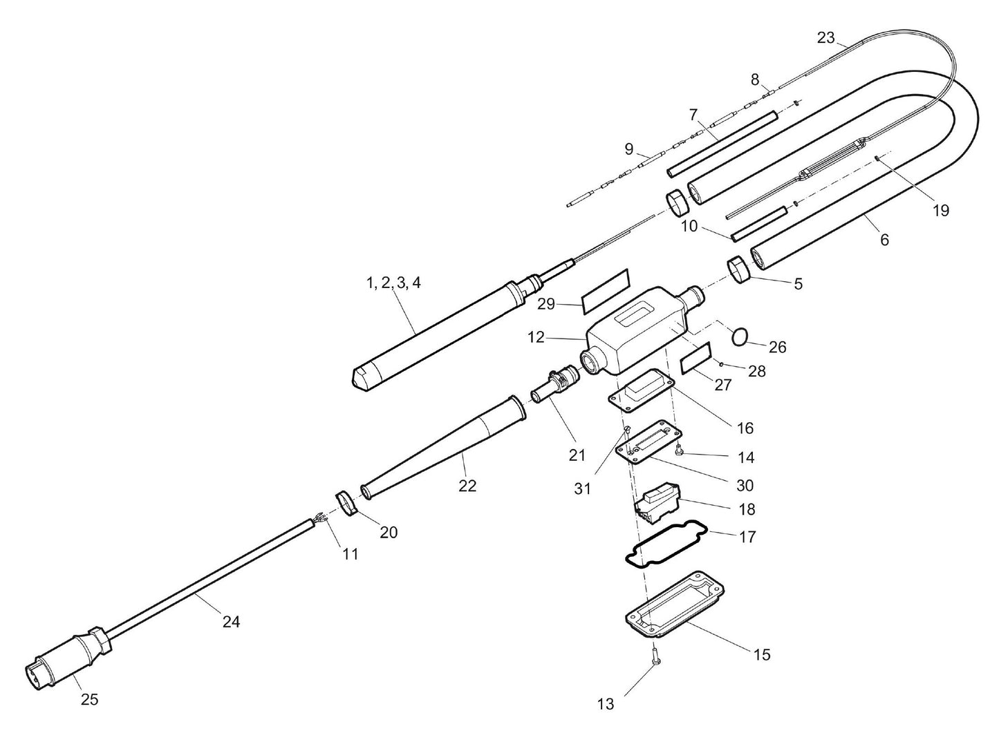 AX40 42V-3-200Hz Complete Product Assembly Parts by husqvarna